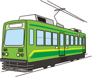 電車のイラスト