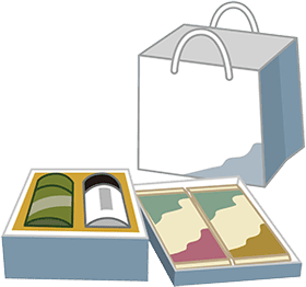 返礼品のイラスト